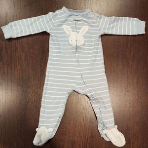 Carter's Just One You Baby Boys' Easter Bunny Sleep n' Play Blue Sz 9 Month PJs